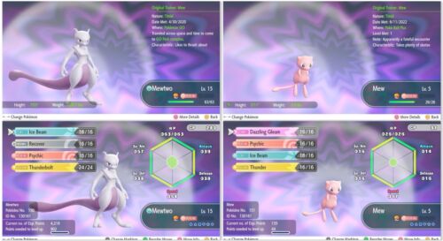Choice of Low Level NON Shiny 6IV 0AV** Pokemon Let's Go Pikachu Eevee - Picture 114 of 116