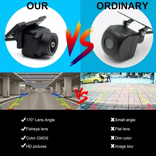 180º Car Rear View Backup Camera Reverse Parking Waterproof CMOS Night Vision - Picture 3 of 12