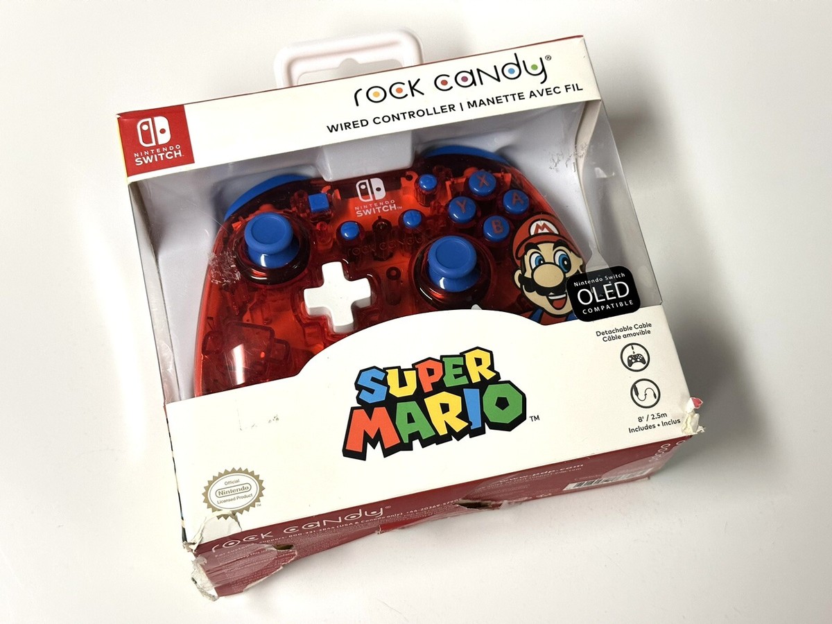 PDP Rock Candy Super Mario Mario Wired Controller For