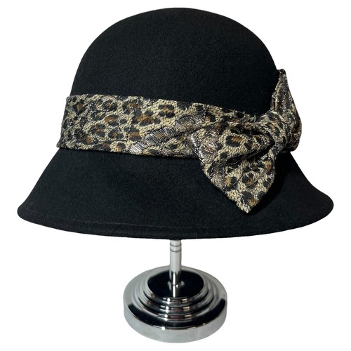 HERMES Bucket Wool Hat Size 57 with Selier Logo Trim Vintage Rare