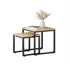 SoBuy 2er Set Couchtisch,Beistelltisch,Satztisch,Sofatisch,Kaffeetisch,FBT42-N