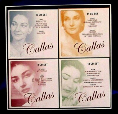 【美品】廃盤CD15枚BOXセットThe Art of Maria Callas 52 CD Classical Box Set: Maria Callas - 25 Complete Operas - MCPS