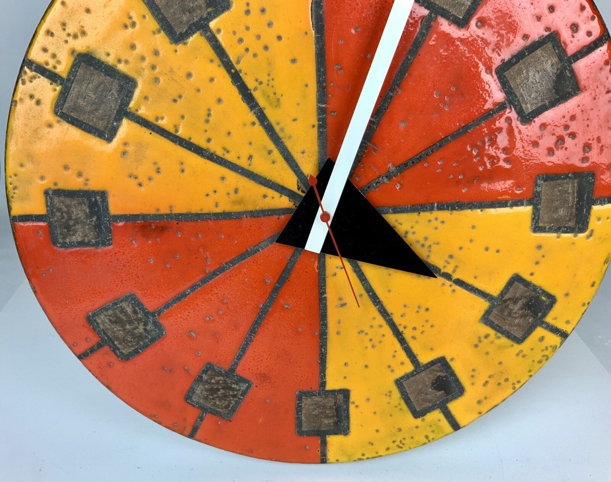 Meridian 1970s Aldo Londi George Nelson Bitossi Ceramic Wall