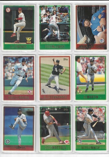 1997 Topps Baseball Cards Singles #276 - #496 U-Pick to complete set - Picture 148 of 431