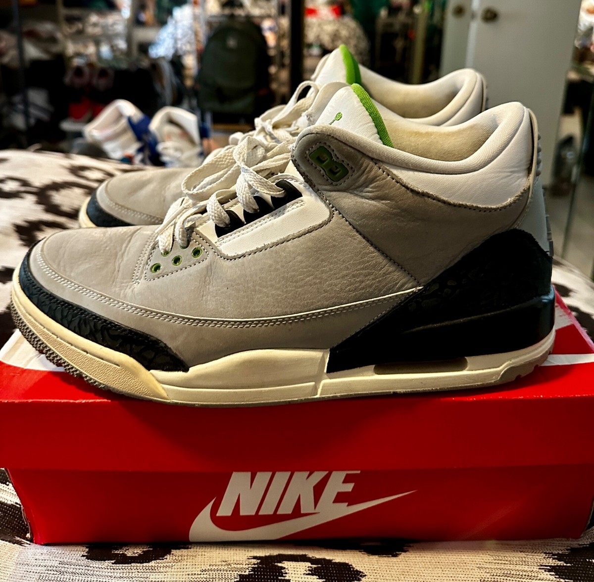 Nike Air Jordan 3 Retro Chlorophyll Size 11.5 136064-006 | eBay display picture 1