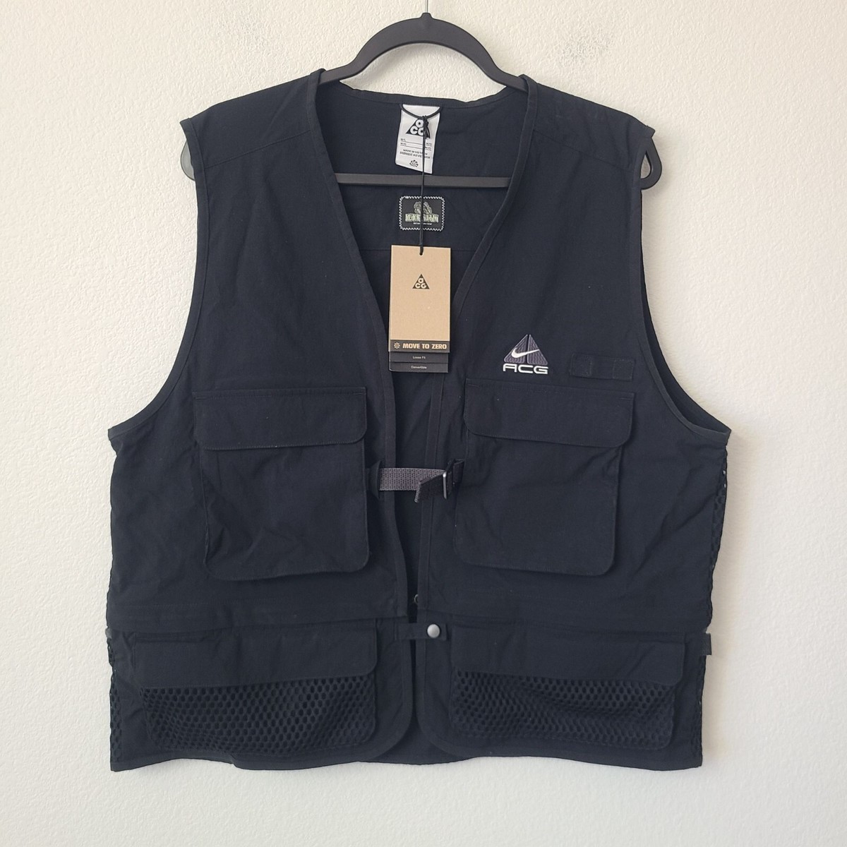 超美品！dead stock NIKE acg vest Nike ACG Vest Black Men's - FW23 - US