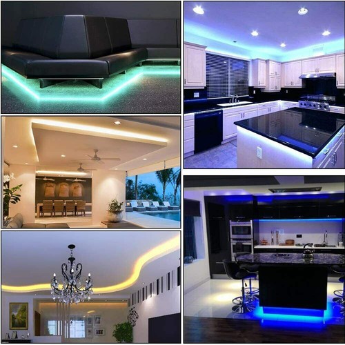 5M 16.4ft RGB Flexible LED Strip Light Remote Fairy Light Room Party Waterproof - Picture 7 of 8