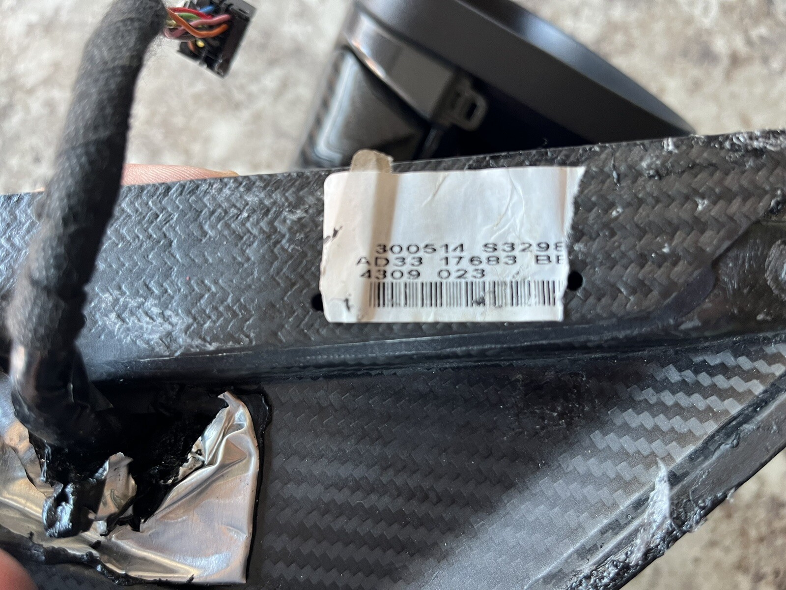 ASTON MARTIN DB9 DBS Carbon Fiber Drivers Door Mirror Lh AD3317682BB