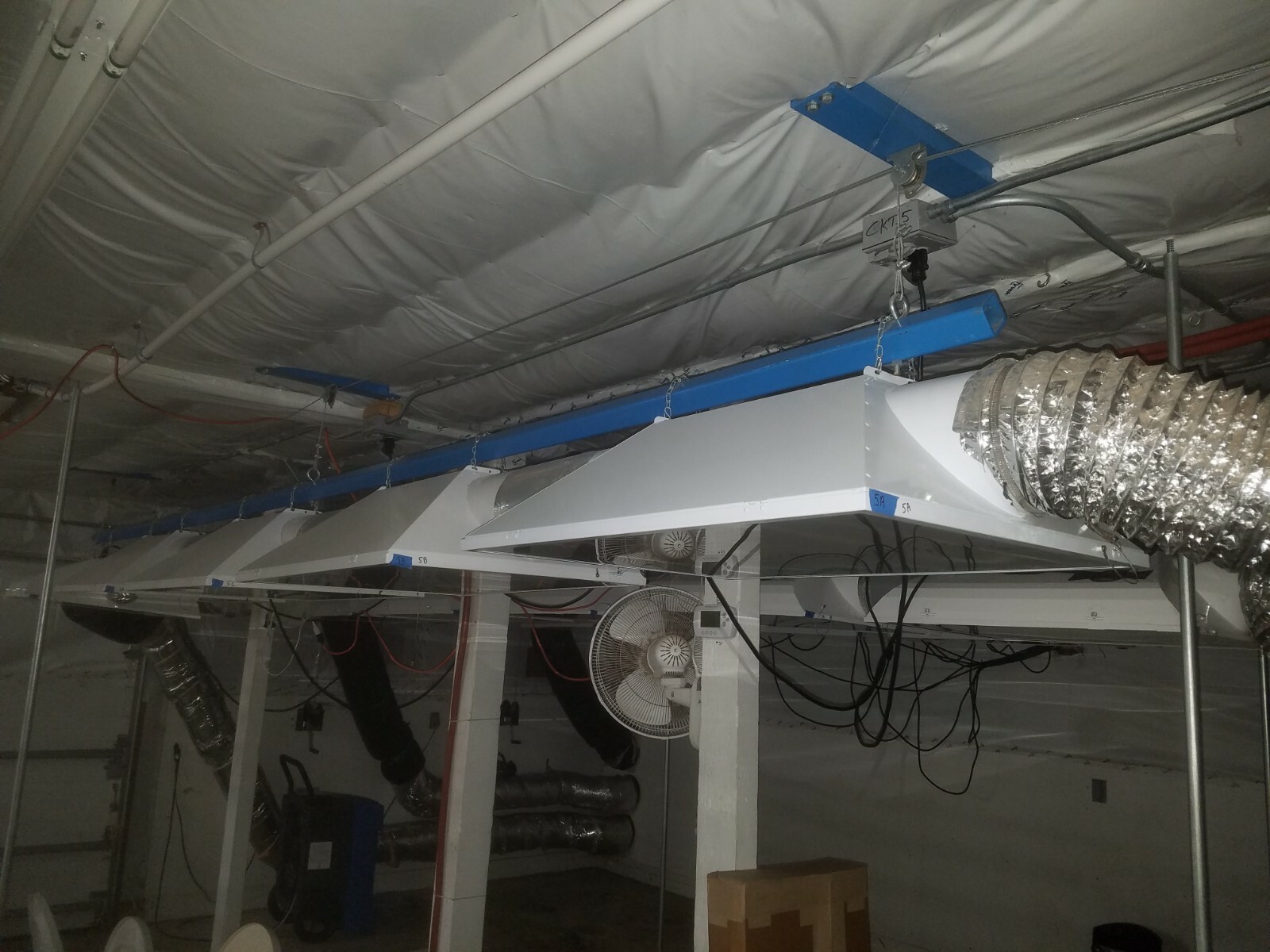 Hood With 8" Ducts, Galaxy Ballast, Mh&hps