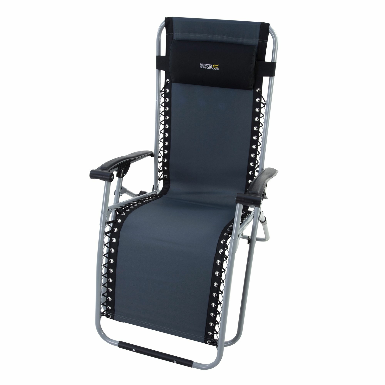 Regatta Colico Reclining Garden Chair Durable Lounger Padded Head Rest Camping