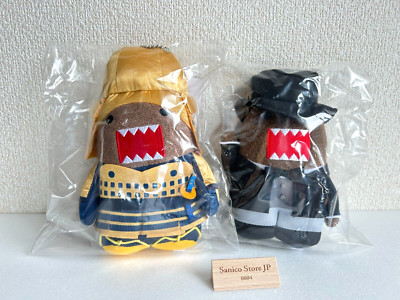 NHK Mascot Character Domo kun Plush Stuffed Toy Tuxedo and Samurai Ver.
