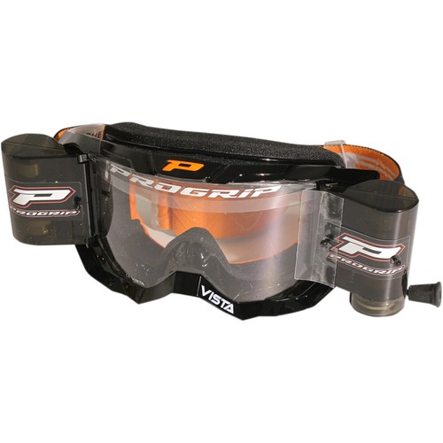 Pro Grip 3303 Vista Roll-Off Mounted Goggles (Black, Clear Lens) - Bild 1 von 1