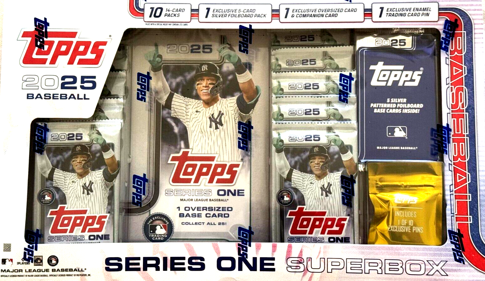 2025 Topps Series 1 MLB Baseball Cards Super Box - 100+ Cards