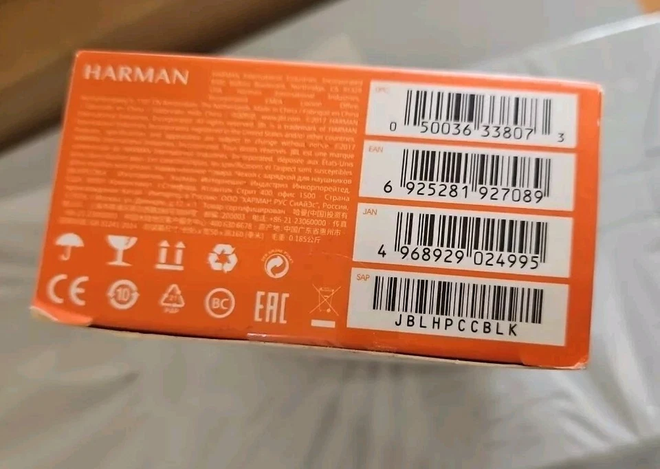 JBL HARMAN IN-EAR WIRELESS HEADPHONES 400mAH 16HR CHARGING CASE For JBL HEADSETS - Image 3 of 4