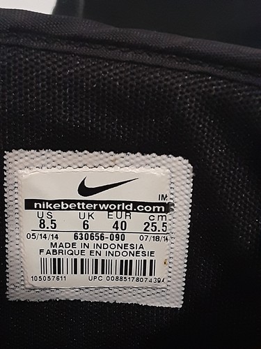  Nike SB Zoom Blazer Mid Skate Shoes Mens SZ 8.5 Unisex 630656-090 Suede BLK WHT - Picture 16 of 24