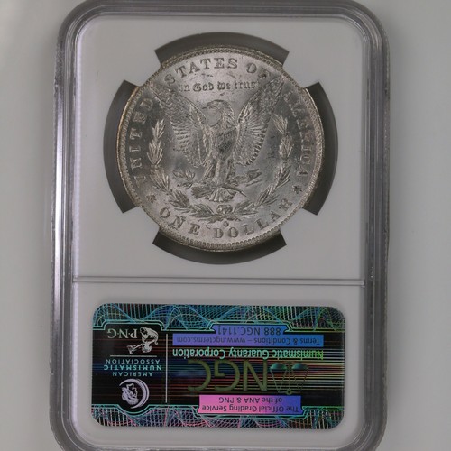 1884-O Morgan $1 NGC CAC Certified MS63 Star Colorfully Toned Obverse - Picture 12 of 12