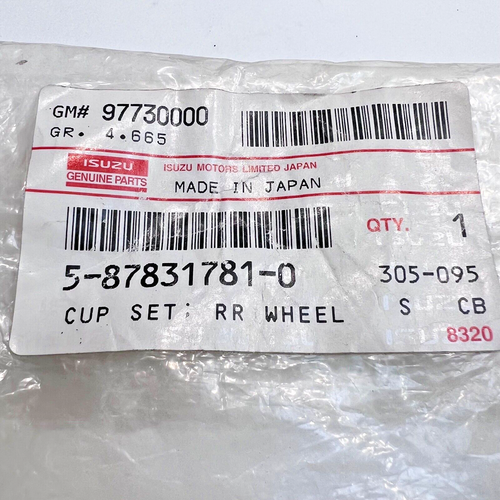 Brake Wheel Cylinder Repair Kit Genuine for ISUZU 4JJ1 3.0L 5878317810 - Picture 4 of 4