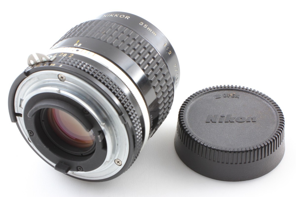 EXC+++++ w/Hood] Nikon Ai-s Ais Nikkor 35mm f/2 MF Lens from