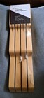 Wüsthof Knife Organizer Block In-Drawer Tray 7-Slot Natural Beech Wood Brand New