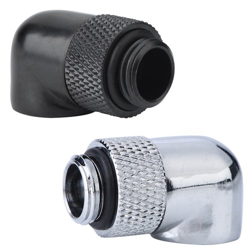 90 Degree Angle Tube Fitting PC Water Cooling G1/4 Thread Elbow Connector - Afbeelding 9 van 9
