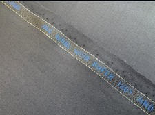 Dark Navy Super 120s and cashmere Suiting Fabric Made In England, 3.6mt length 