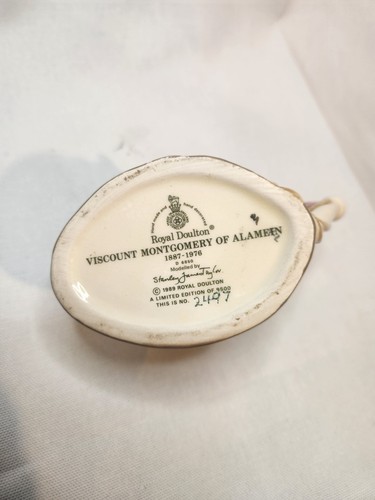 Vintage Royal Doulton 'Viscount Montgomery of Alamein' Small Character Jug - Picture 6 of 6