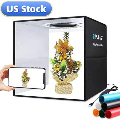 Portable LED Photo Light Box Tent Cube Room Studio 96 LED Photography Backdrop