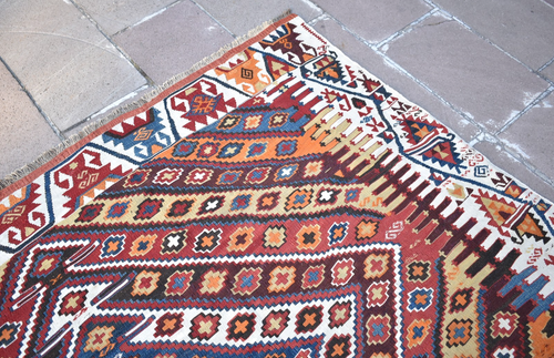 Fabulous Antique Turkish Rug 88'' x 152'' Anatolian Collectors Item Cankiri Rug - Picture 18 of 24