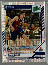 2024-25 Donruss Turkish Airlines EuroL Press Proof Purple Juan Nunez RP /275