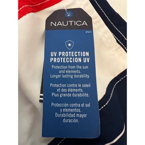NWT Nautica Boys' Boardshorts Swim Trunks Multicolor Size 5 UV Protection - AC - Picture 13 of 13