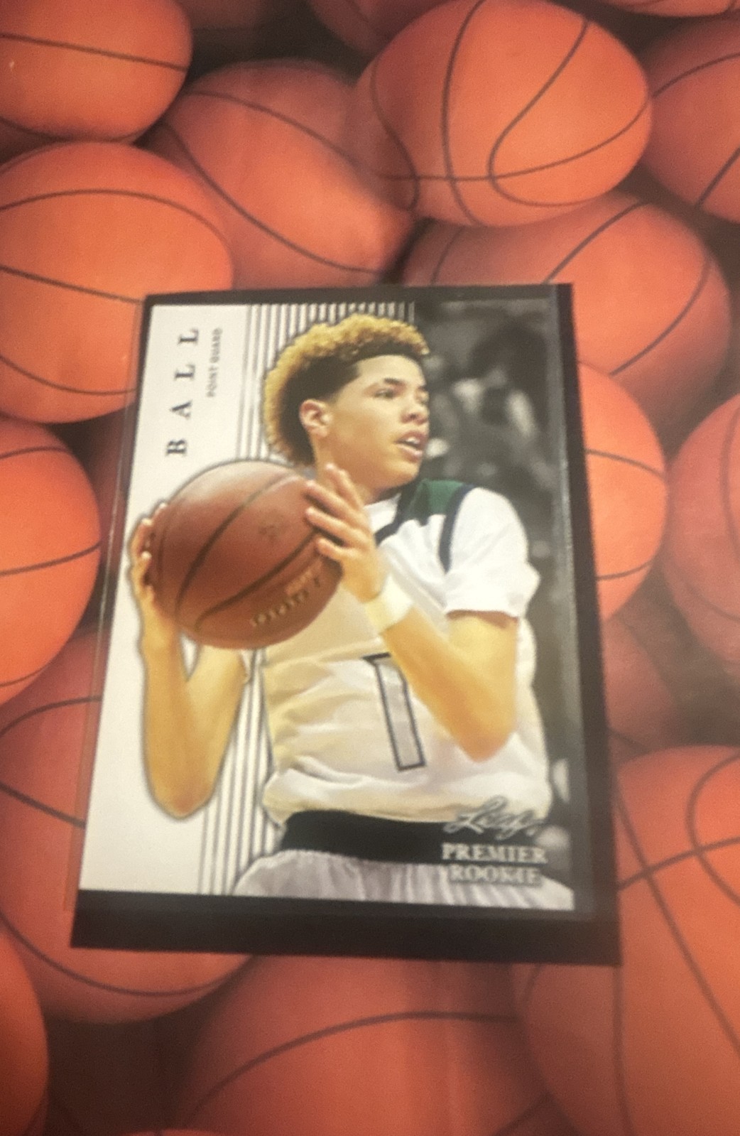 2018 Leaf Premier Rookie - LaMelo Ball #PR-48 (RC)