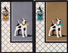 GENUINE SWAP PLAYING CARDS - 2 SINGLE - DOGS - #3