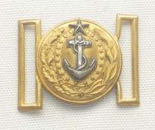 Boucle ceinturon Officier Marine Brésilienne 1900 - 1940