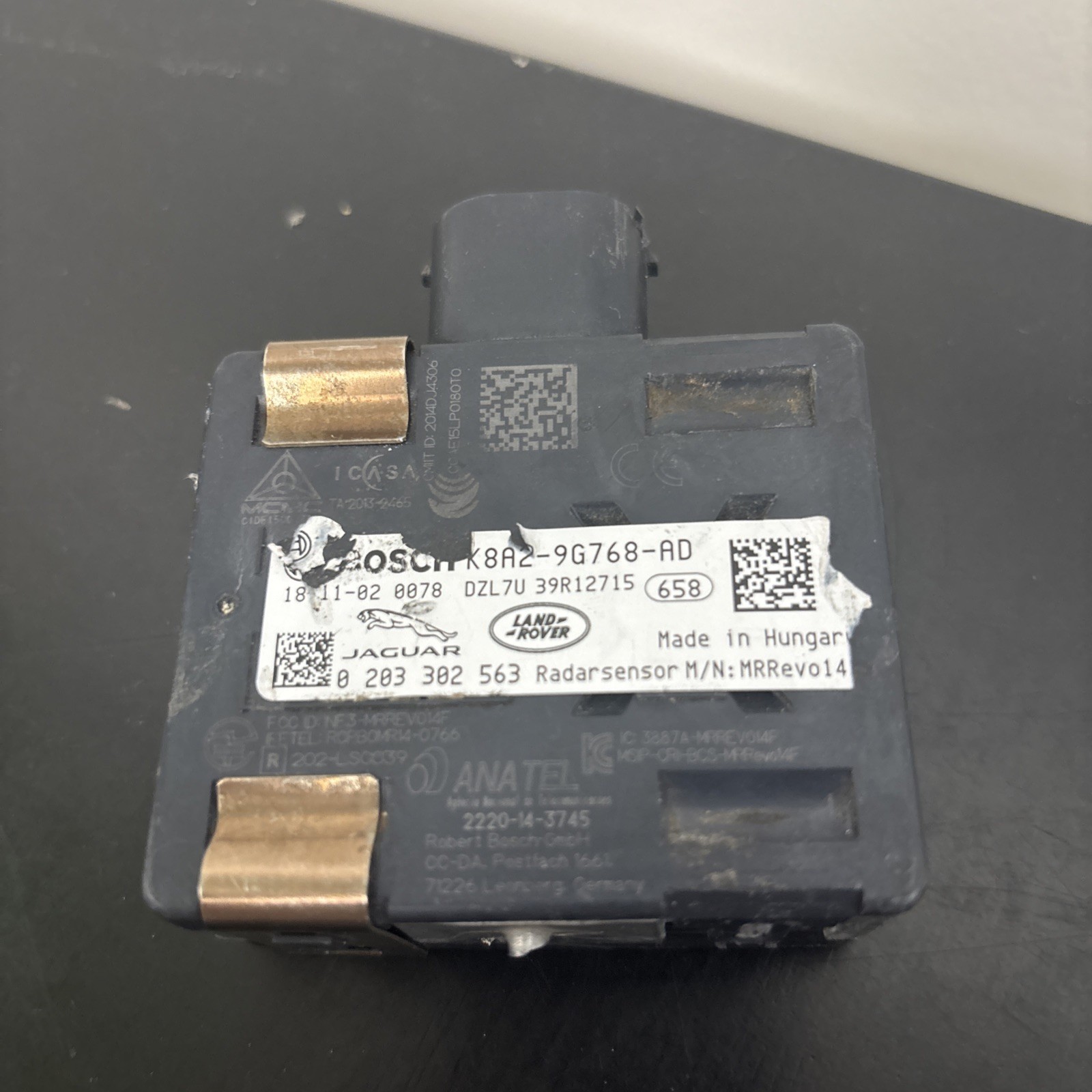 Jaguar Land Rover Range Rover Radar Sensor,  K8A2-9G768-AD 0 203 302 129
