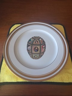 faberge egg plate