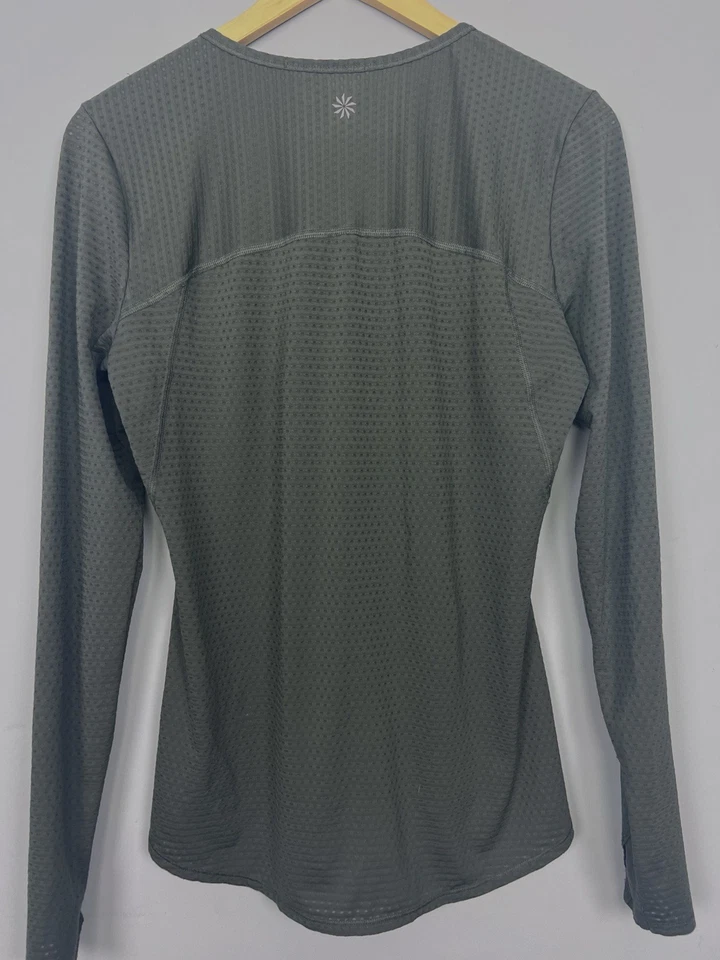 ATHA верхний дышащий сетки работает верхний зеленый, размер M длинным рукавом thombholes - Изображение 4 из 4