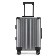  All aluminum-magnesium Carry-On Luggage 20 Inch,Airline 20in gunmetal gray