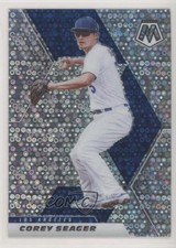 2021 Panini Mosaic Quick Pitch Silver Mosaic Prizm Corey Seager #198 0c3e