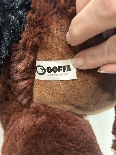 Goffa International 31 Zoll großes weiches braun weiß schwarzes Pferd Plüschtier neu ohne Etikett - Bild 14 von 15