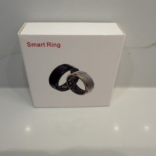Smart Ring Heart Rate Blood Pressure New Open Box Sleep Tracker Health 7 Silver