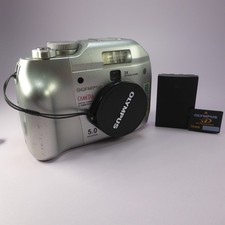 Olympus Camedia C-5000 Zoom 5.0MP Digital Camera Silver Tested With xD Card
