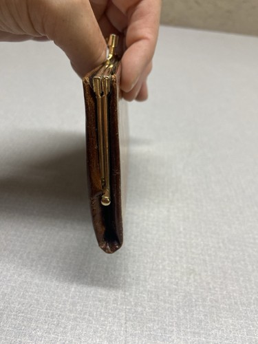 Vintage 1960’s Florentine Hand Painted Leather Kiss Lock Coin Purse Italy 5.5” - Bild 6 von 11