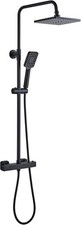 [Read description]Xinyang Thermostatic Shower Mixer Set Matte Black, Square 38°