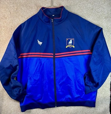 Ted Lasso AFC Richmond Blue Track Suit Jacket 2XL & Visor Set Soccer Football