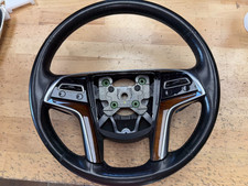 2007-2012 Cadillac Escalade Leatherwood Steering Wheel With Control Module 2007-2012 Cadillac Escalade Leatherwood Steering Wheel With Control Module