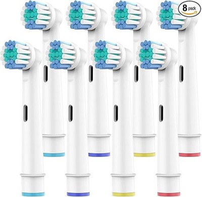 SetSail Toothbrush Heads for Oral B, 8 Pack Professional Electric Toothbrush