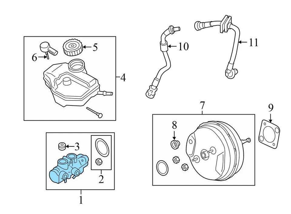 BMW 740LE XDRIVE 2017 - Cilindro maestro de freno 6881095 Foto 3 de 4