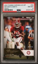 2021 DeVONTA SMITH PANINI CHRONICLES DRAFT PICKS GOLD PSA 8