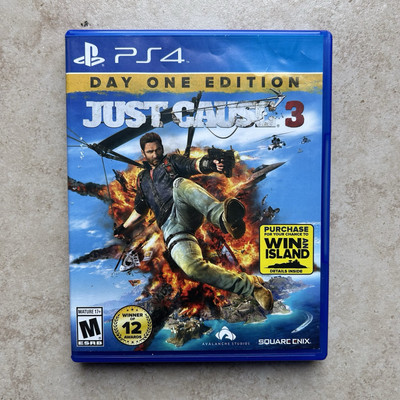 Just Cause 3 - Day One Edition (Sony PlayStation 4, 2015) PS4 - TESTED