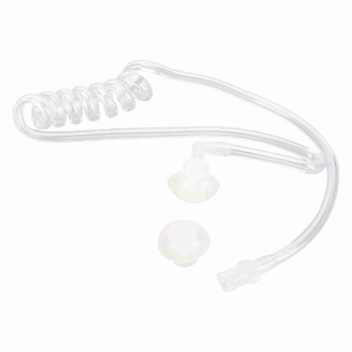 (Black Eartips)Acoustic Tube Earpiece Coil Tube Reduce Hearing Fatigue - Zdjęcie 5 z 12